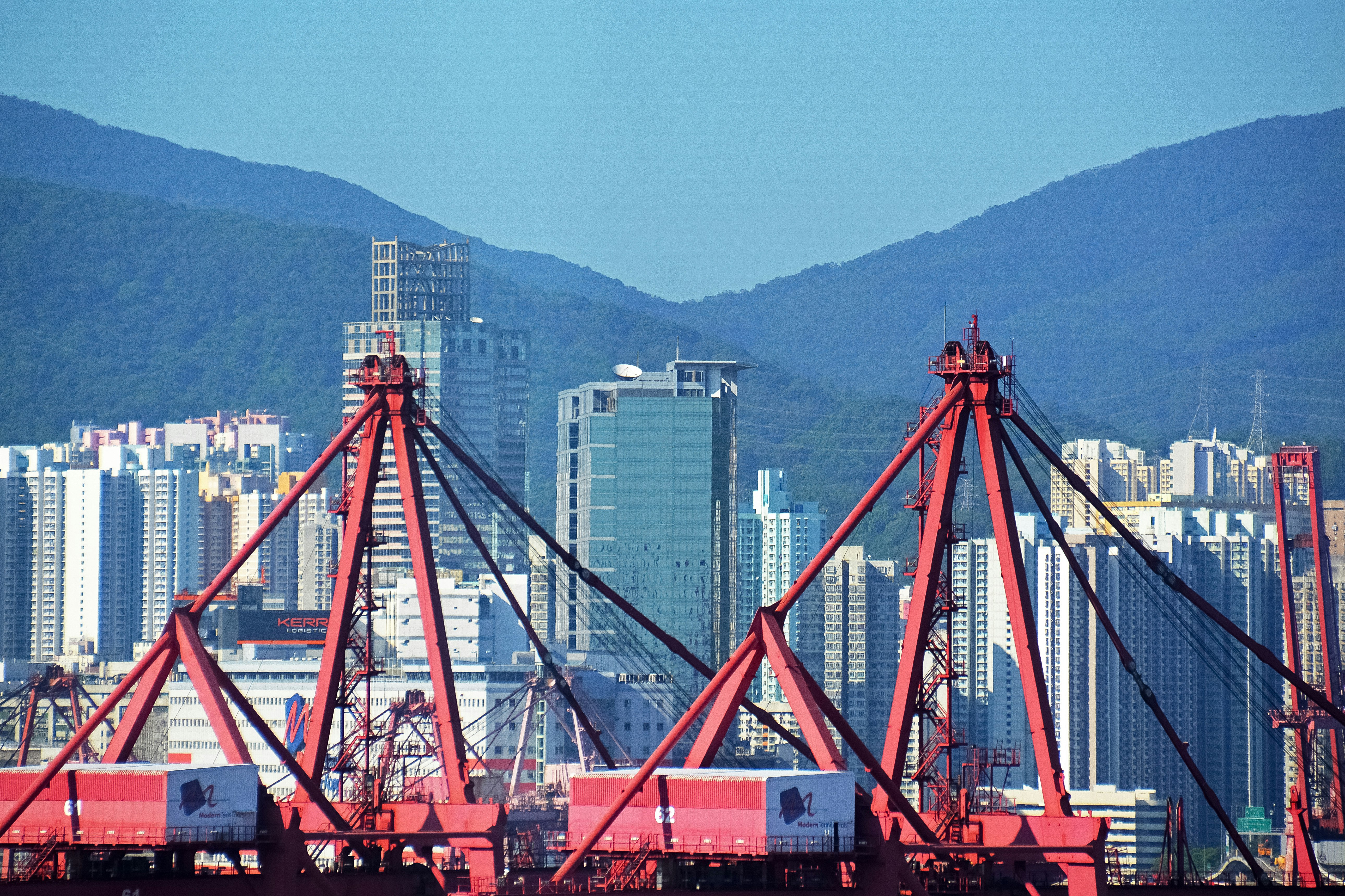 red and black bridge during daytime